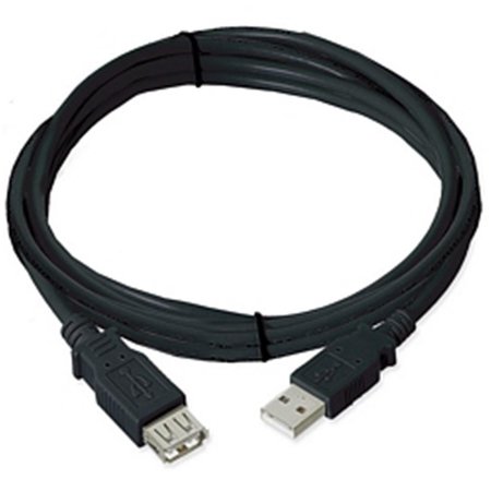 ZIOTEK INC Ziotek 131 1034 Ziotek USB 2.0 Cable A Male To A Female; Black; 6ft 131 1034